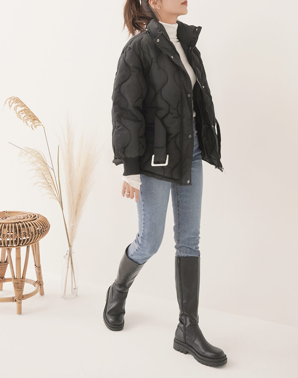 volumetric square to long boots | 詳細画像14