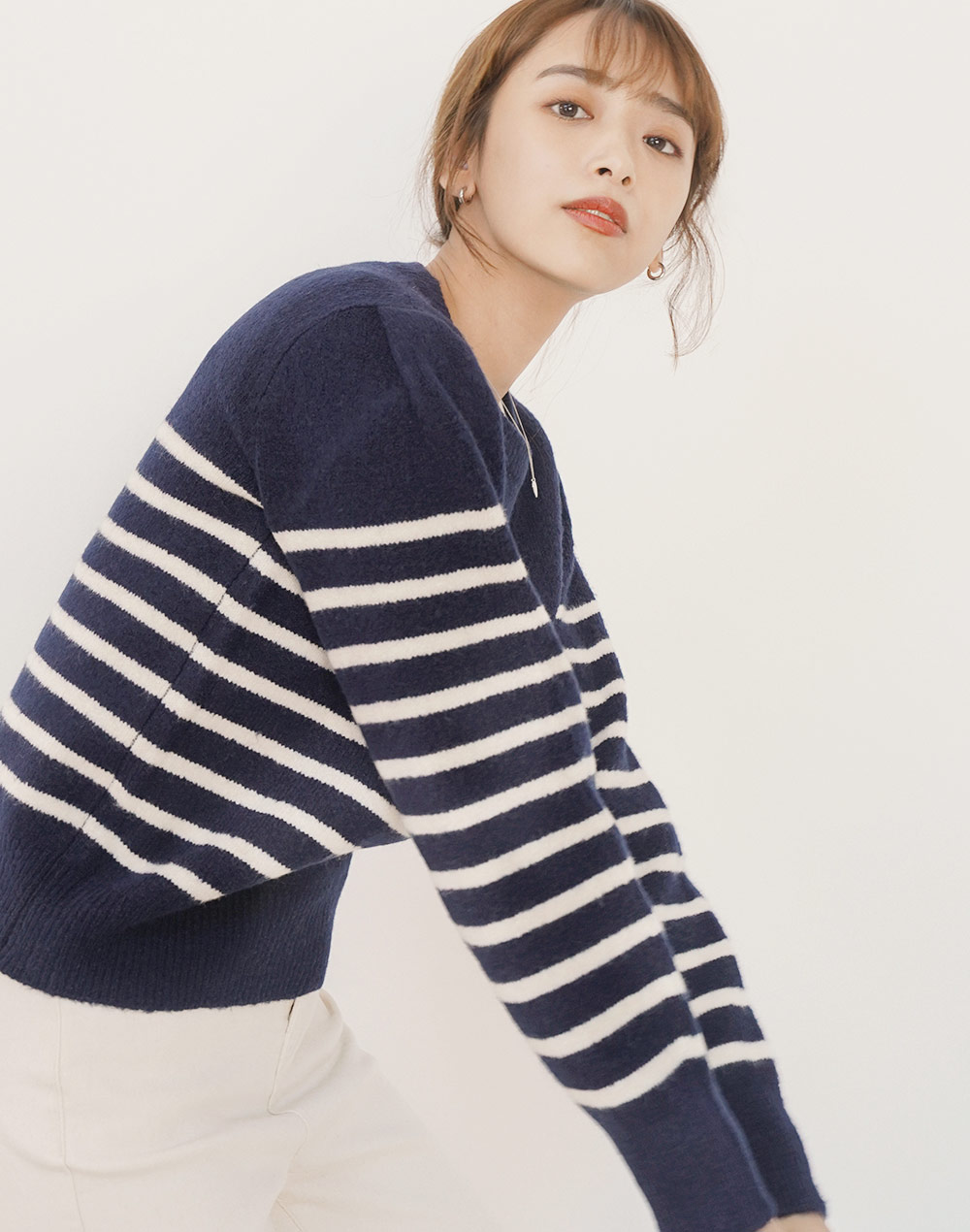 simple border knit | 詳細画像2