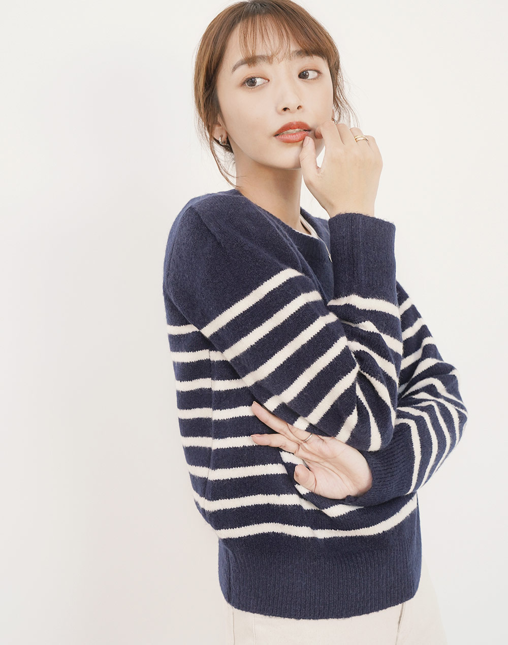 simple border knit | 詳細画像3