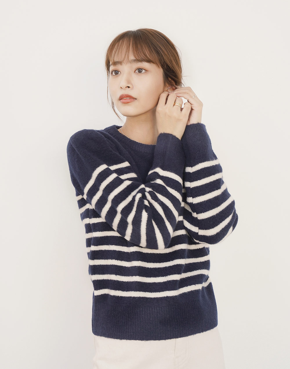simple border knit | 詳細画像5