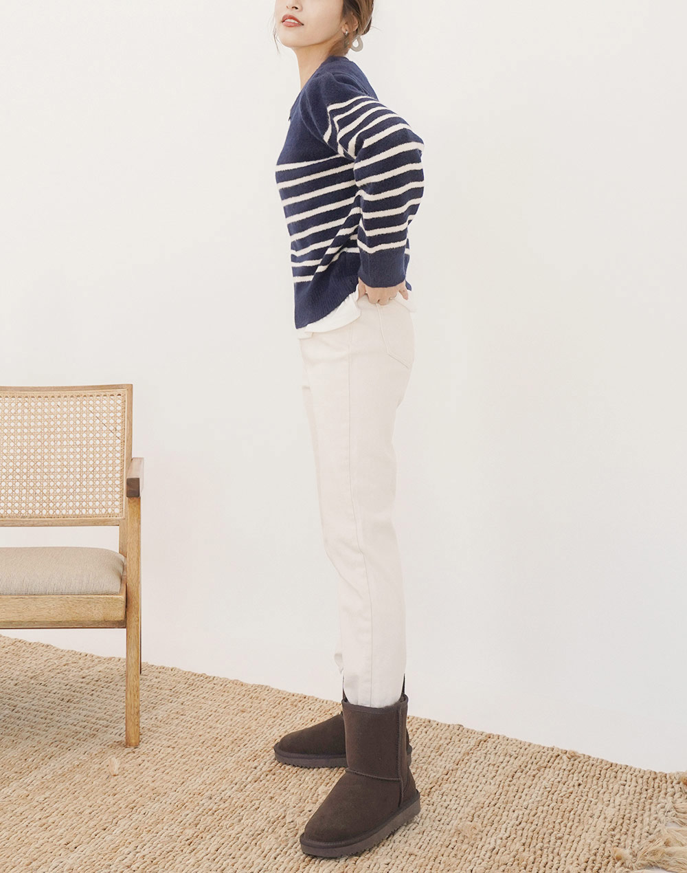 simple border knit | 詳細画像10