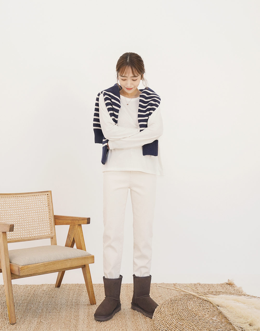 simple border knit | 詳細画像16