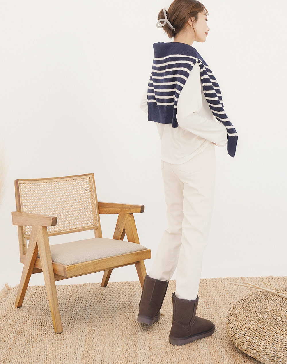 simple border knit | 詳細画像17