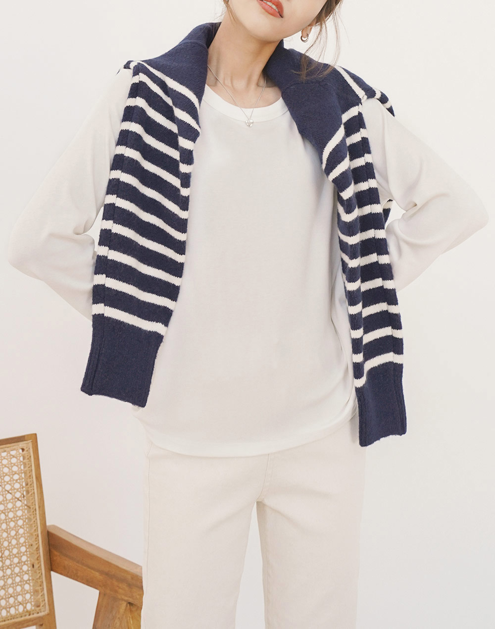 simple border knit | 詳細画像18