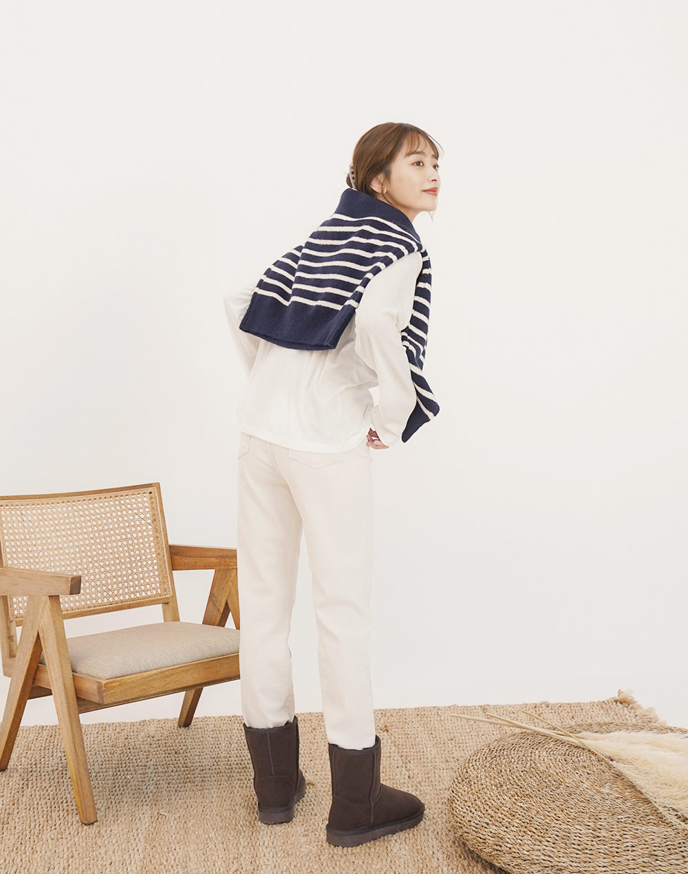 simple border knit | 詳細画像19