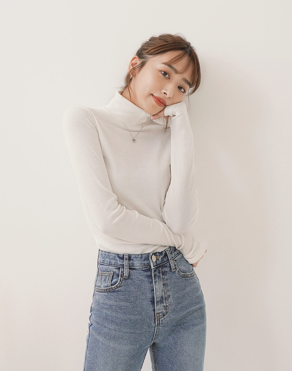 finger hole turtleneck t-shirt | 詳細画像5