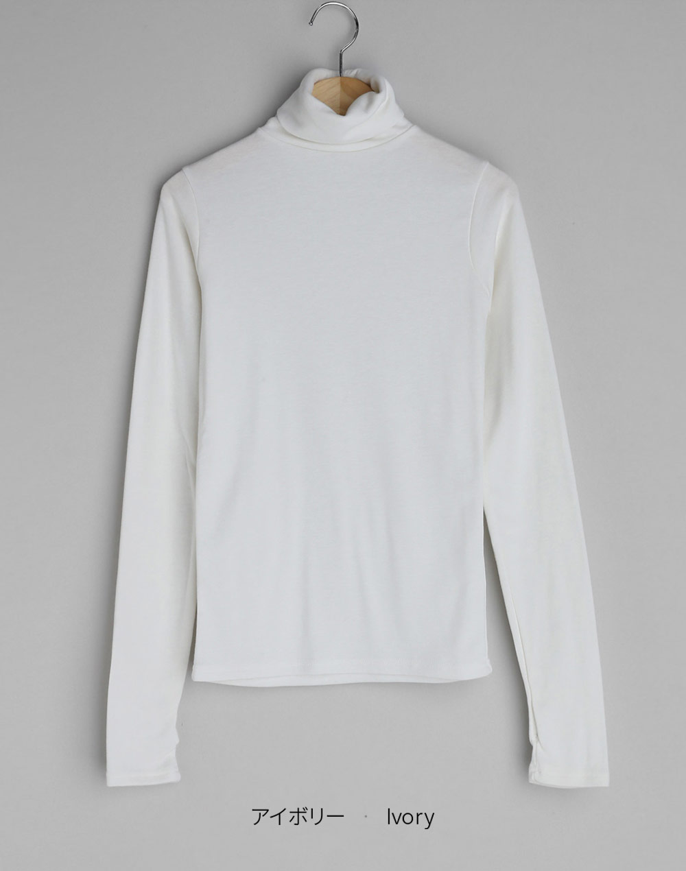 finger hole turtleneck t-shirt | 詳細画像15