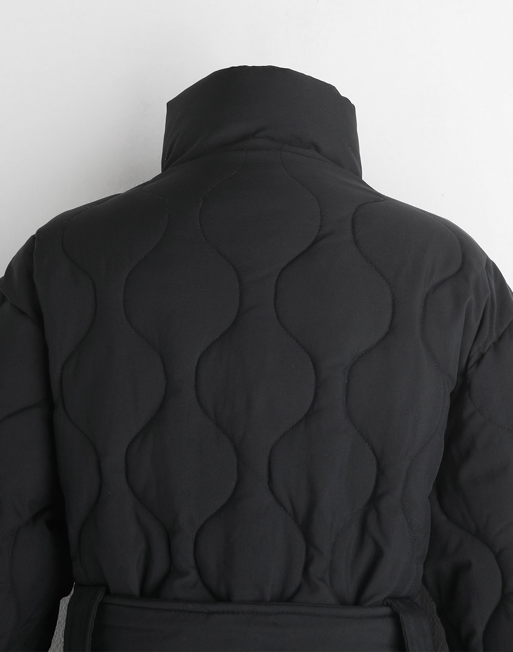 belt set quilting jumper | 詳細画像30