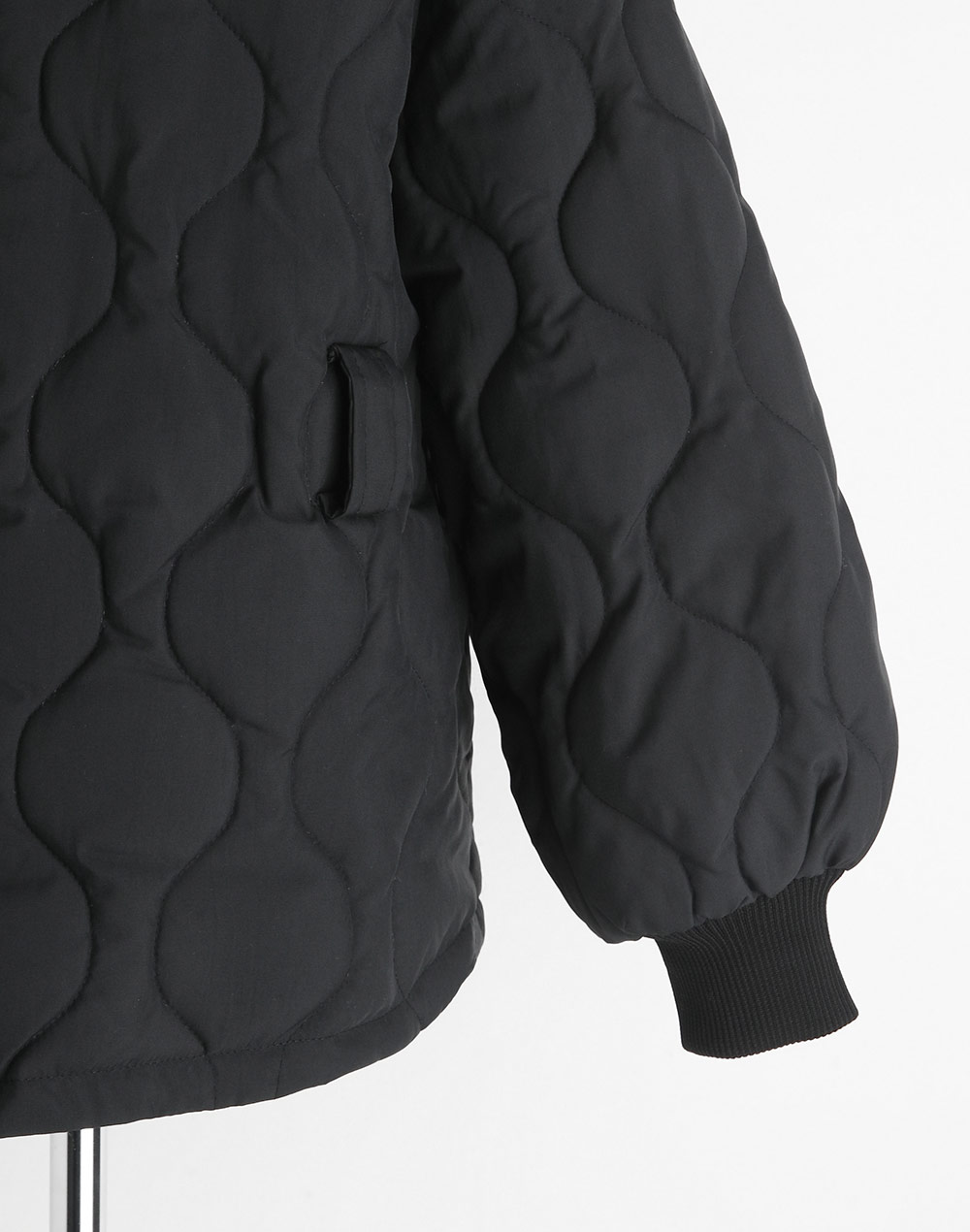 belt set quilting jumper | 詳細画像32