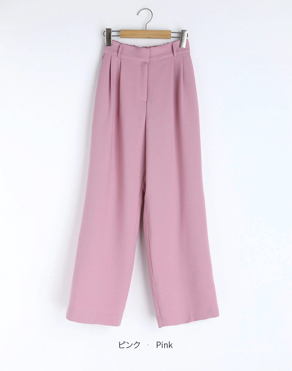 wide two tucks slacks | 詳細画像16