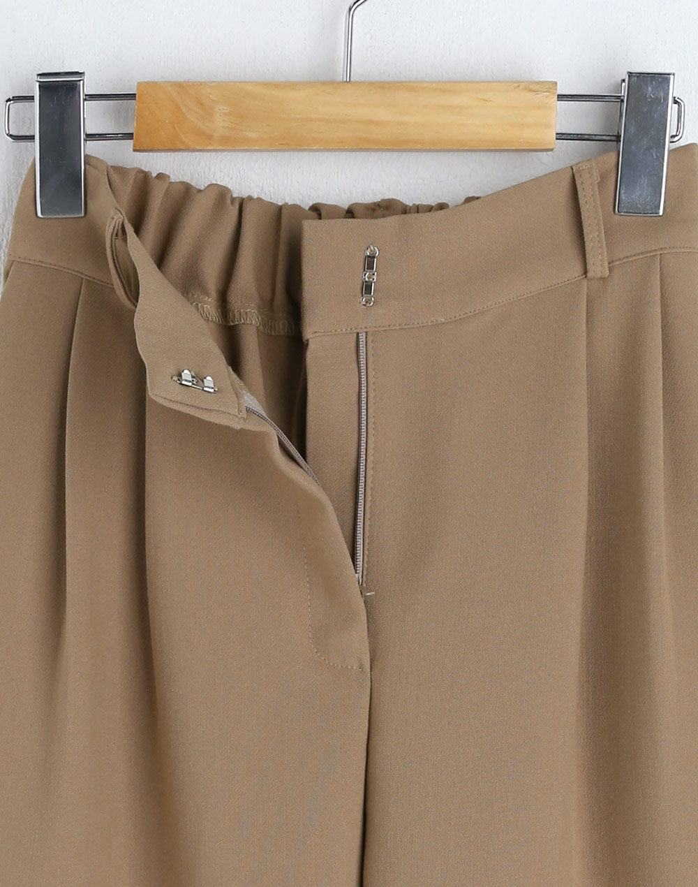 wide two tucks slacks | 詳細画像22
