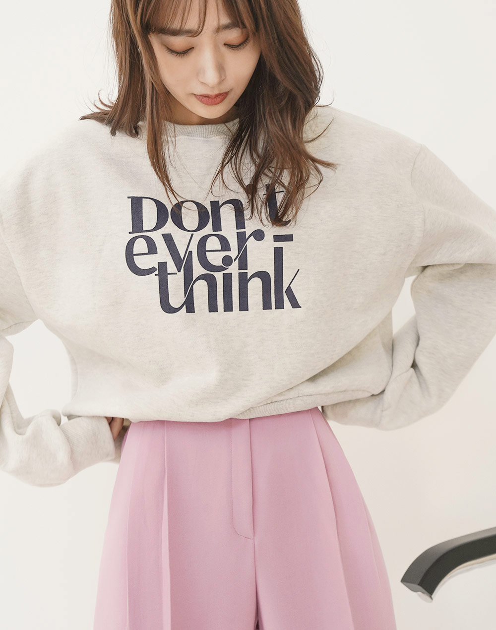 napping lettering logo sweatshirt | 詳細画像2
