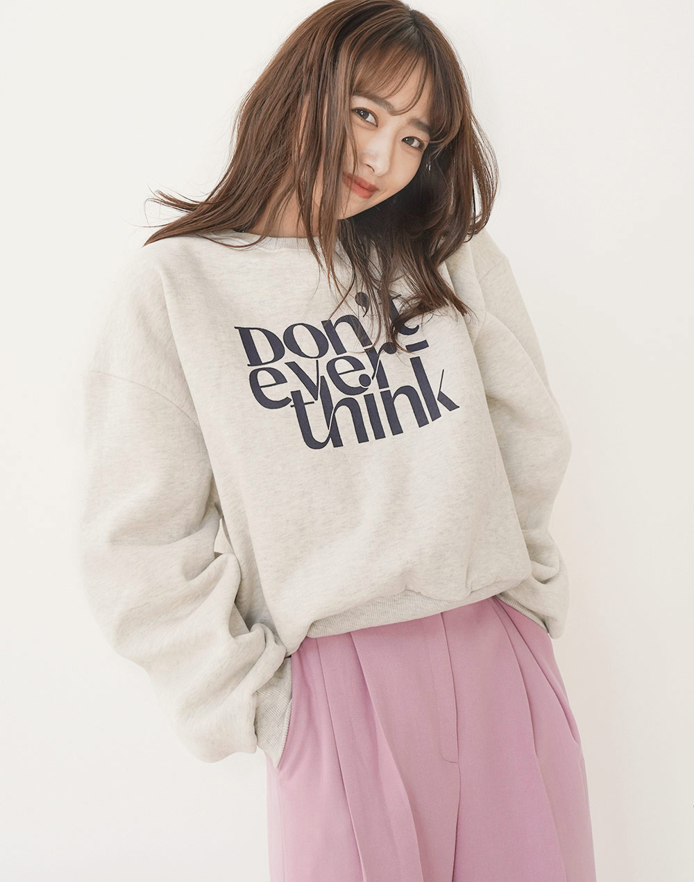 napping lettering logo sweatshirt | 詳細画像4