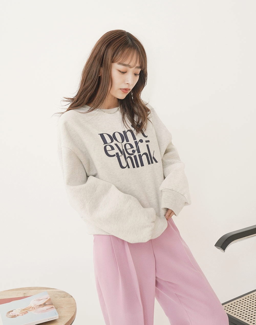 napping lettering logo sweatshirt | 詳細画像7