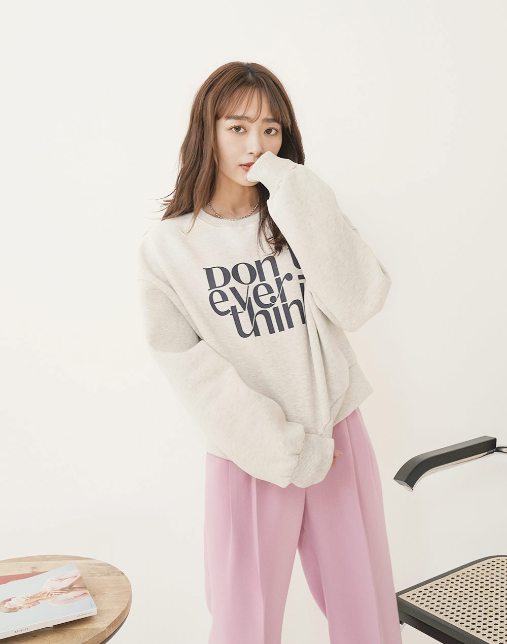 napping lettering logo sweatshirt | 詳細画像8