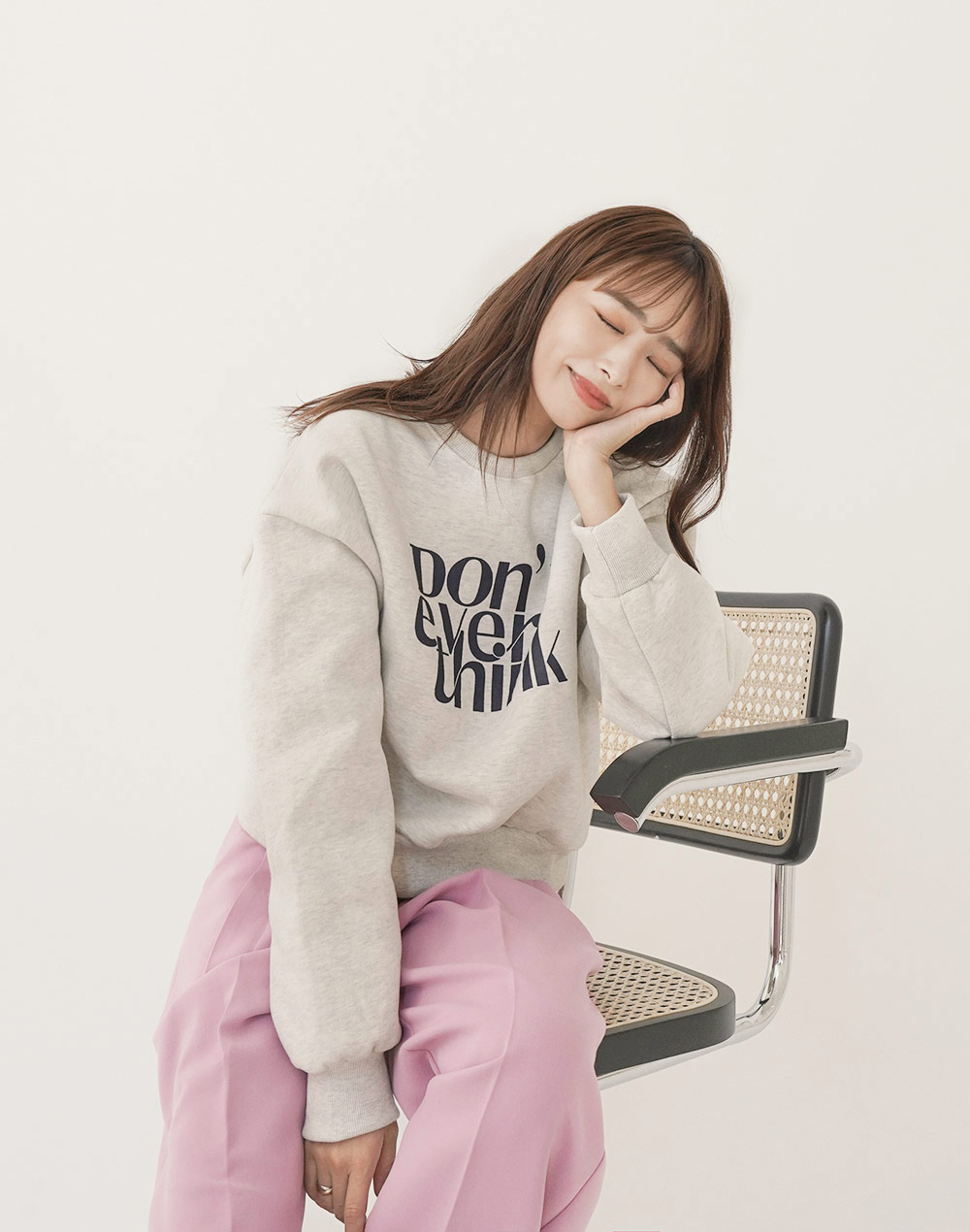 napping lettering logo sweatshirt | 詳細画像12
