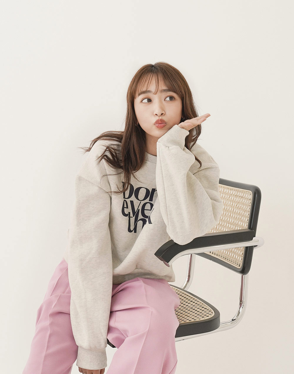 napping lettering logo sweatshirt | 詳細画像13