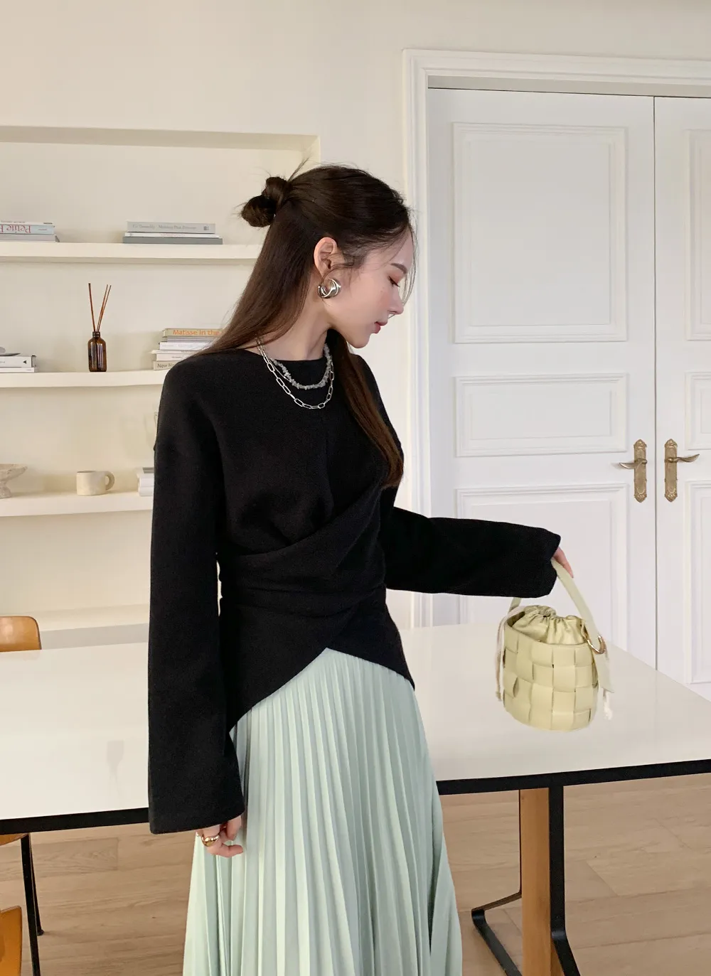 バックゴムプリーツスカート・全3色 | レディースファッション通販  