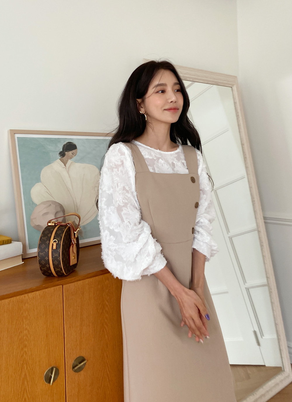 ボタンビスチェワンピース・全3色 | DHOLIC | 詳細画像10