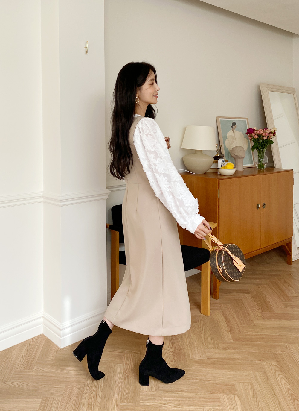 ボタンビスチェワンピース・全3色 | DHOLIC | 詳細画像12