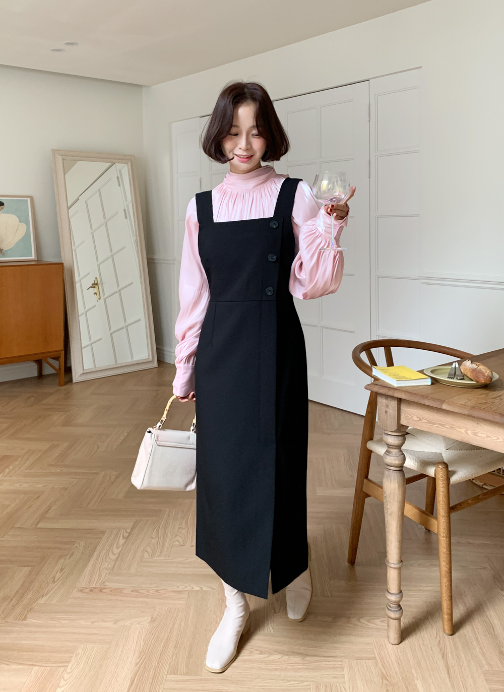 ボタンビスチェワンピース・全3色 | DHOLIC | 詳細画像14