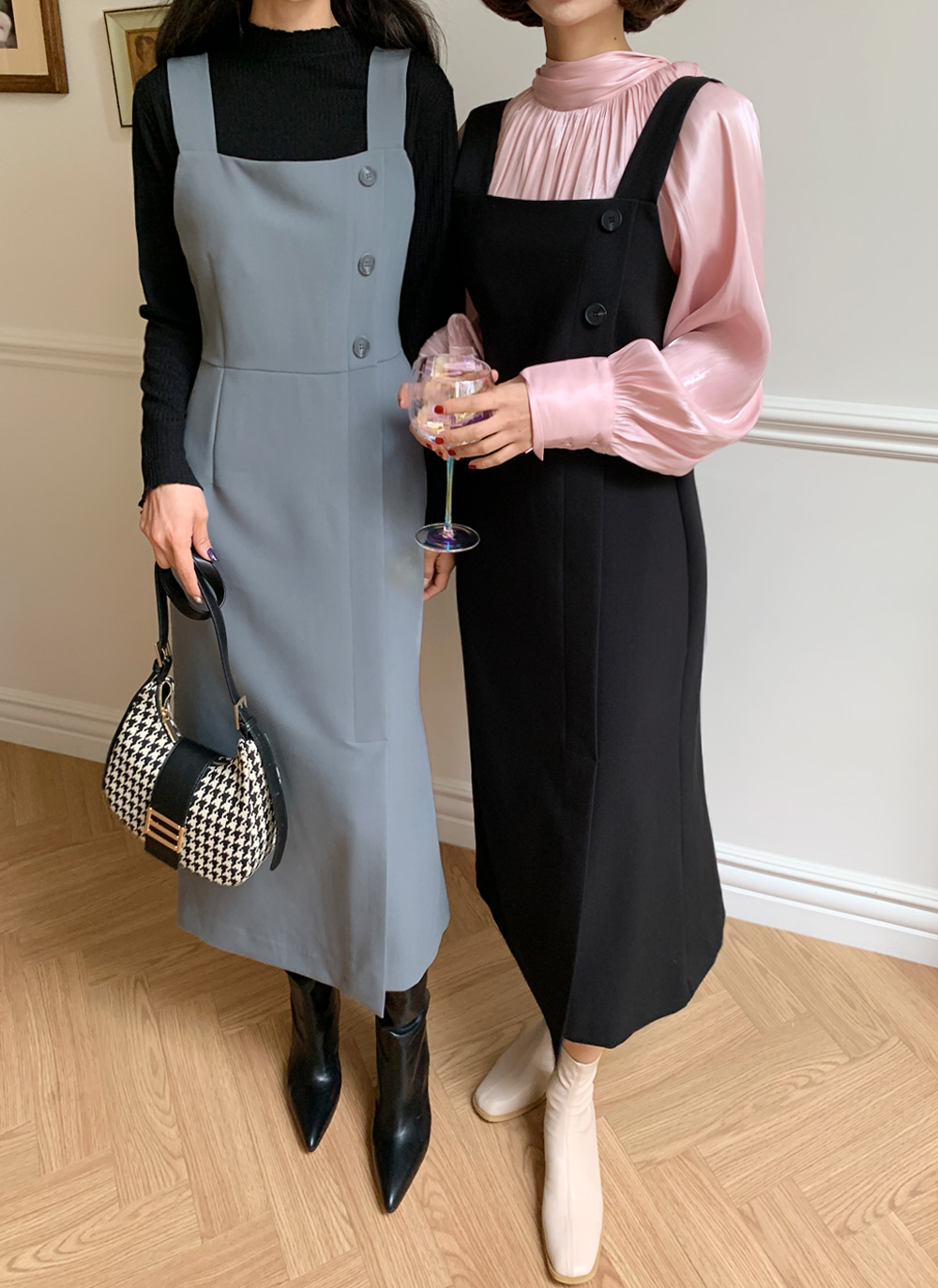 ボタンビスチェワンピース・全3色 | DHOLIC | 詳細画像19