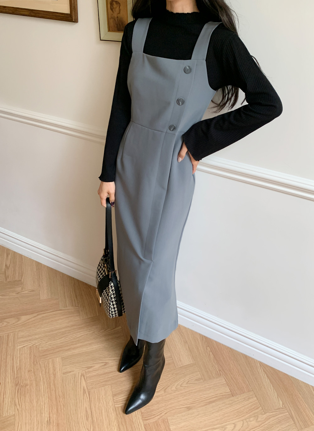 ボタンビスチェワンピース・全3色 | DHOLIC | 詳細画像23