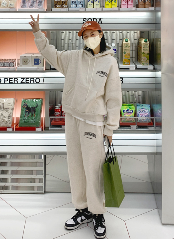 裏起毛ロサンゼルスパーカー パンツset レディースファッション通販 Dholic 公式