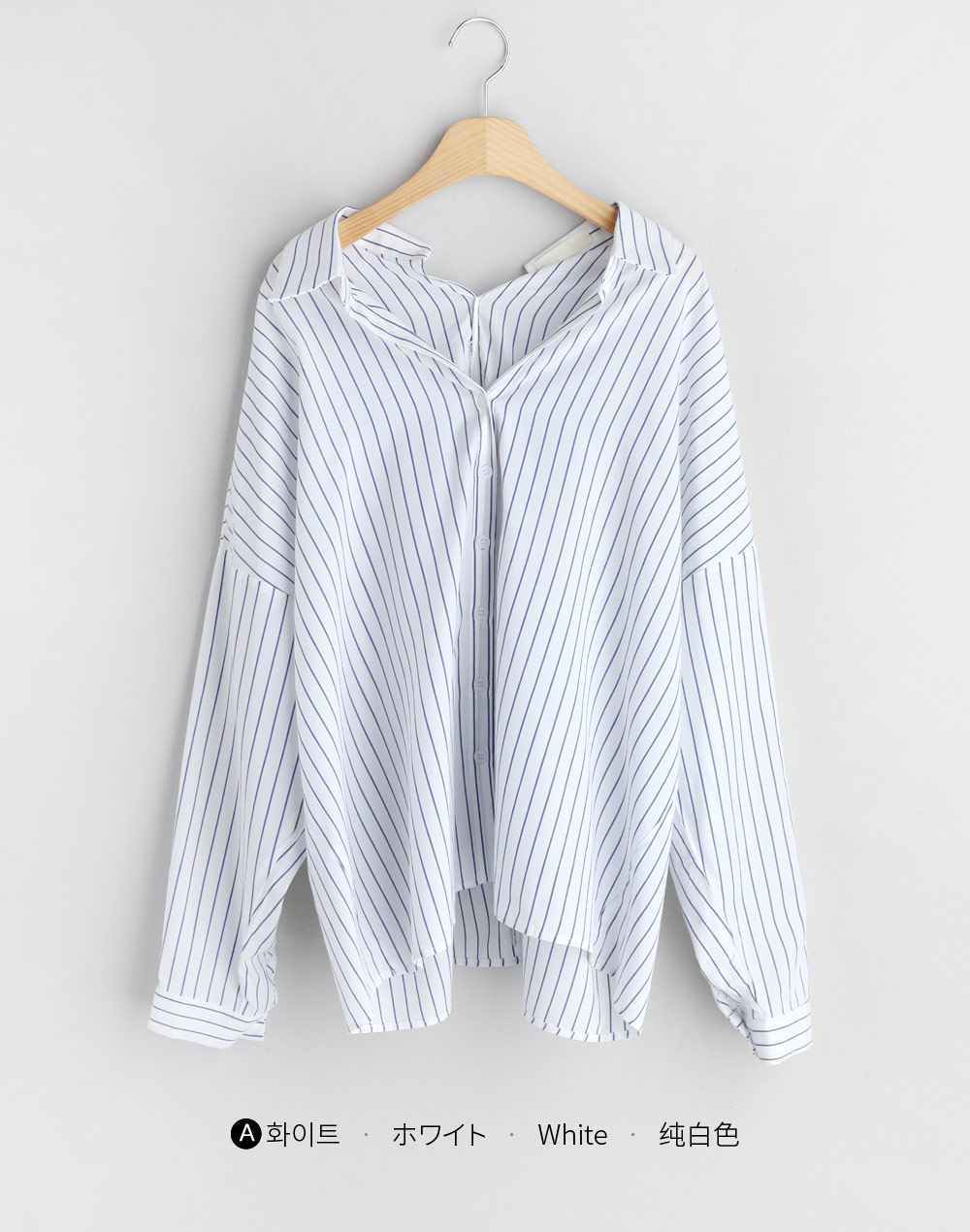 2TYPEスリットネックシャツ・全3色 | DHOLIC | 詳細画像22