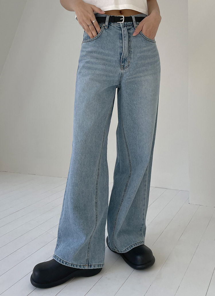 メンズ デニムパンツ ステッチライン デニムワイドパンツ a0930 ステッチポイントワイドデニムパンツ | ファッション通販サイト NUGU