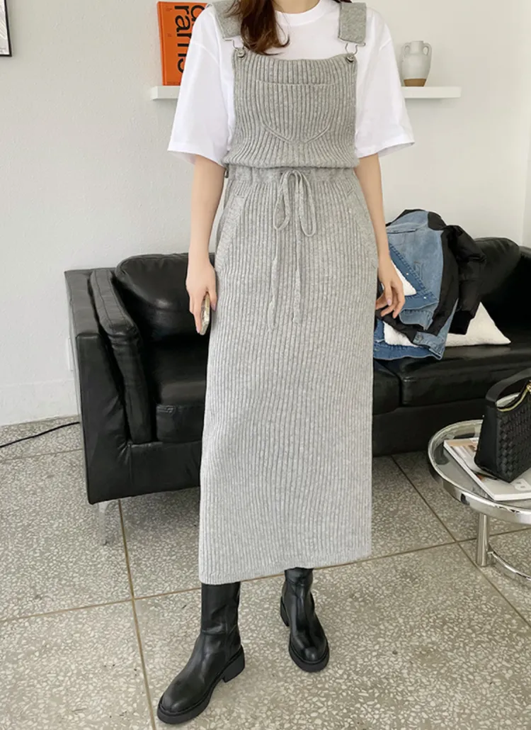 ニットサロペワンピース | gaenso | 詳細画像1