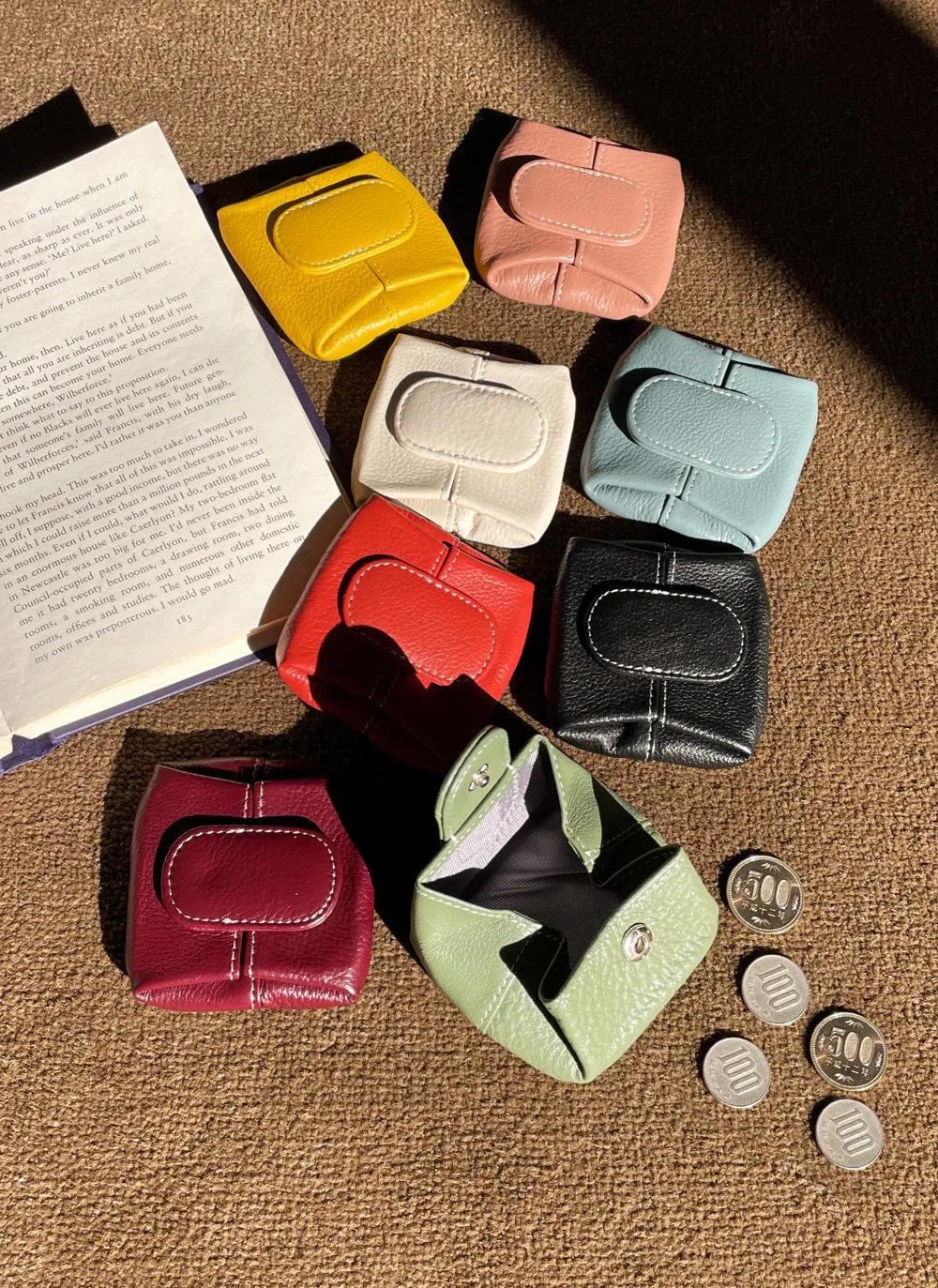 カウレザーステッチコインケース・全8色 | レディースファッション通販 - DHOLIC
