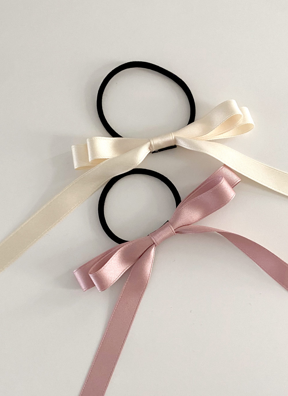 38mm リボン 細長く ヘアゴム ♡リバティ風①♡
