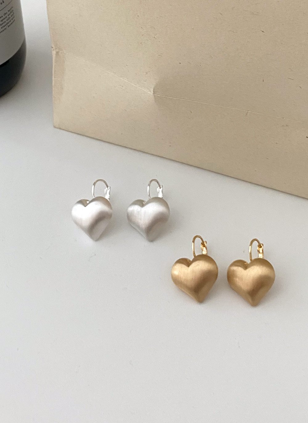 SALE❗️2way ハートピアス　#P32