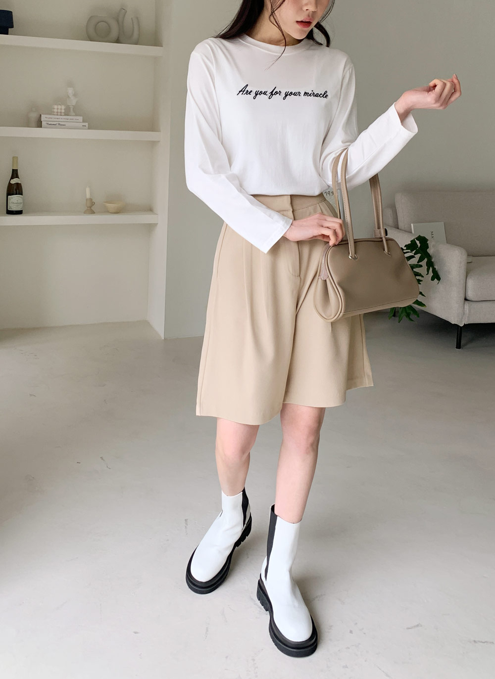 ツータックハーフパンツ・全2色 | DHOLIC | 詳細画像15