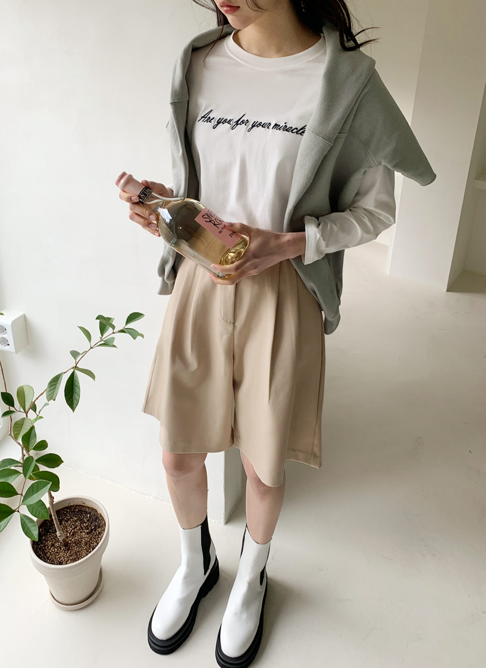 ツータックハーフパンツ・全2色 | DHOLIC | 詳細画像17