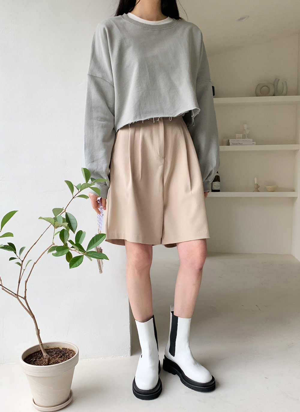 ツータックハーフパンツ・全2色 | DHOLIC | 詳細画像19