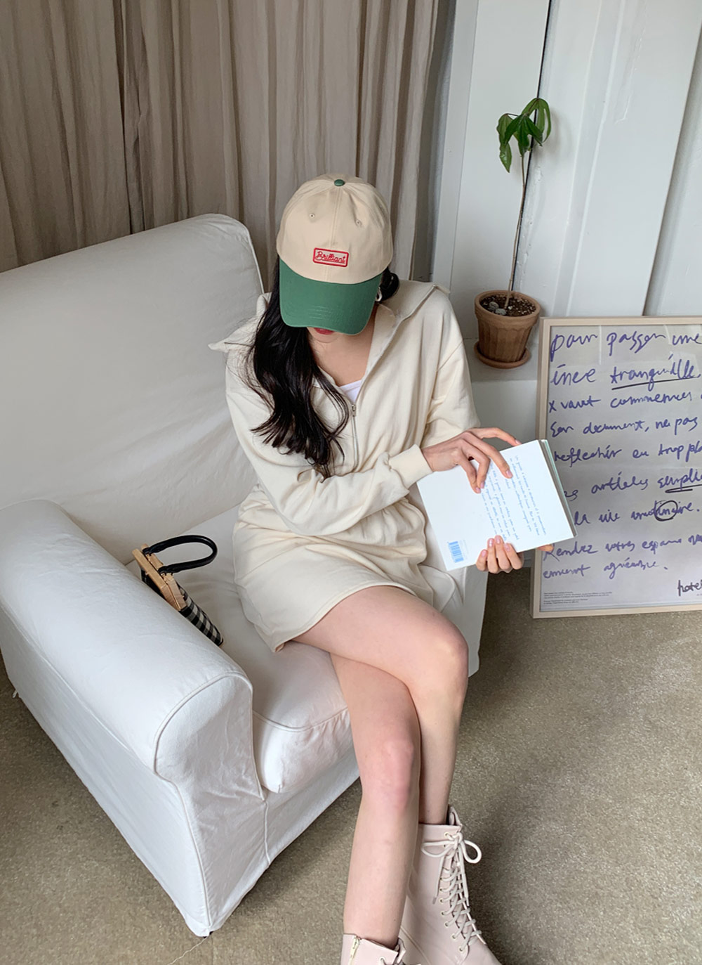 ハーフジップミニワンピース | DHOLIC | 詳細画像11