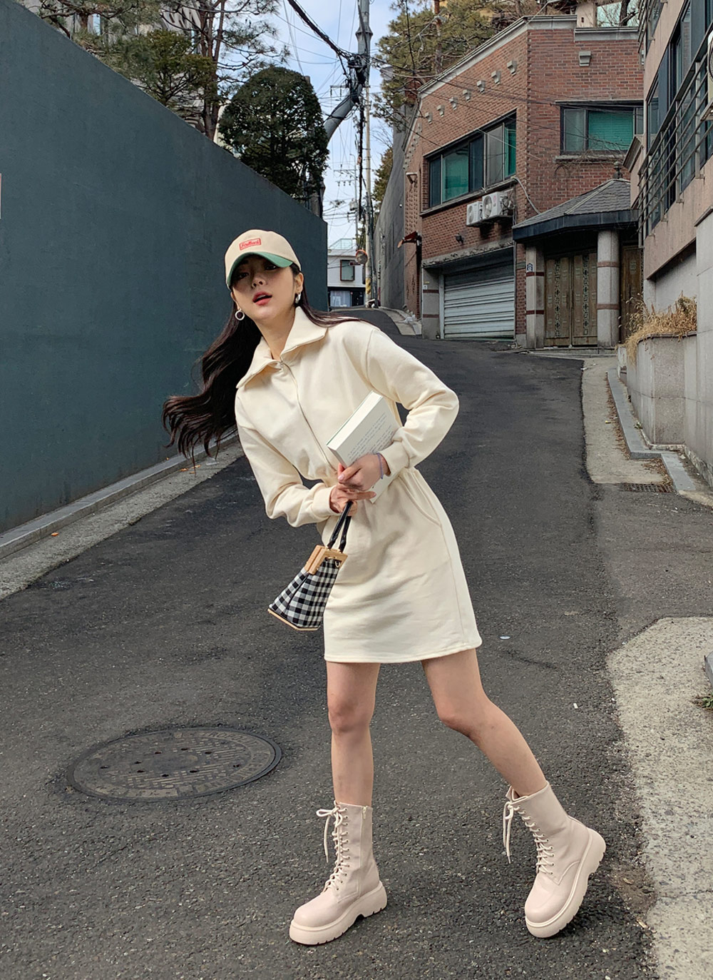 ハーフジップミニワンピース | DHOLIC | 詳細画像19