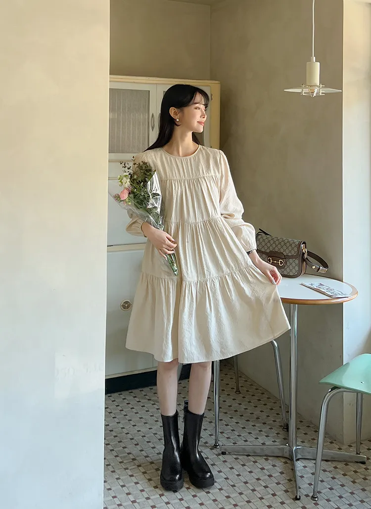 ティアードミディワンピース | レディースファッション通販 - DHOLIC 