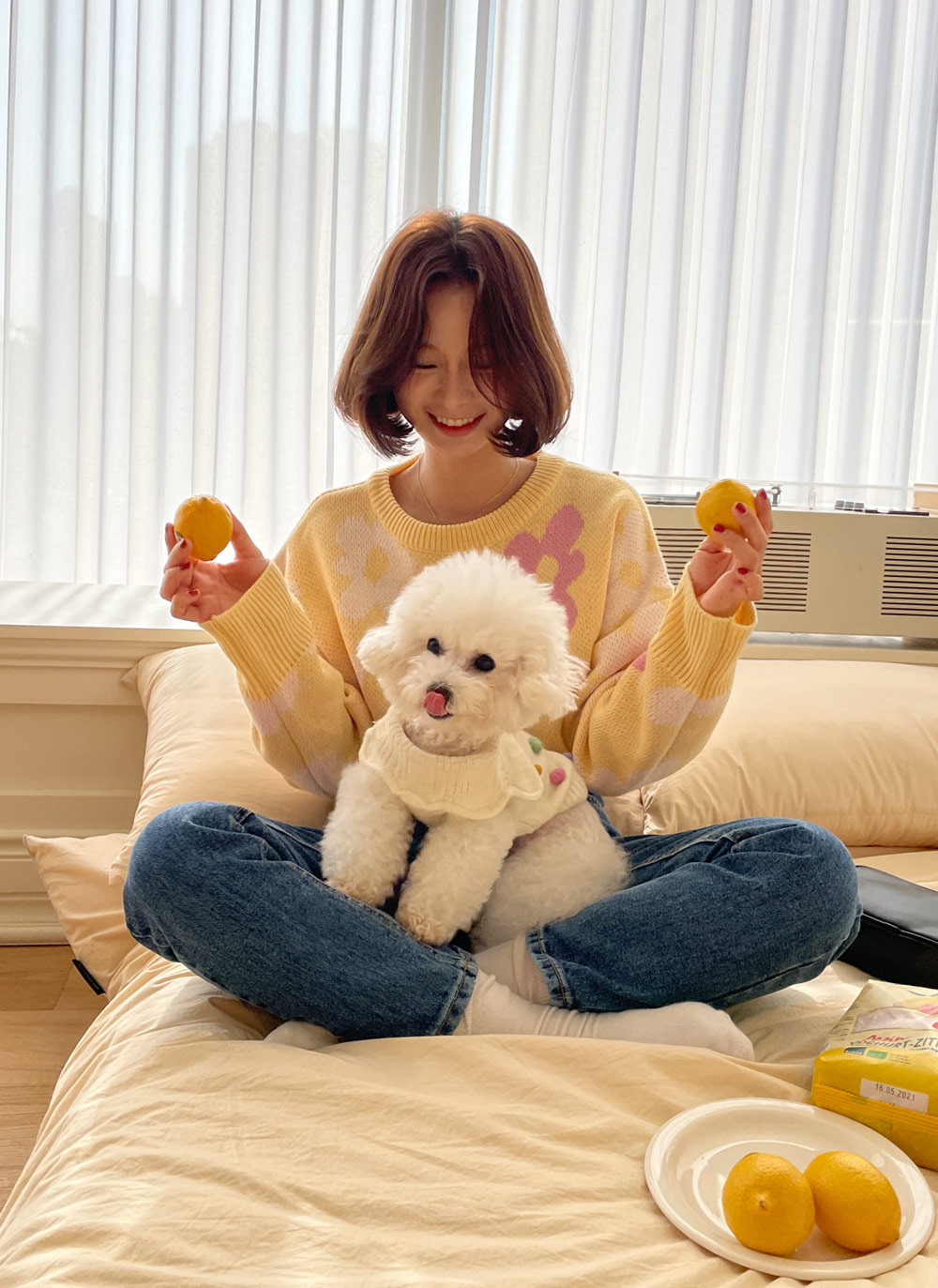 フラワーパターンニット・全5色 | DHOLIC | 詳細画像5