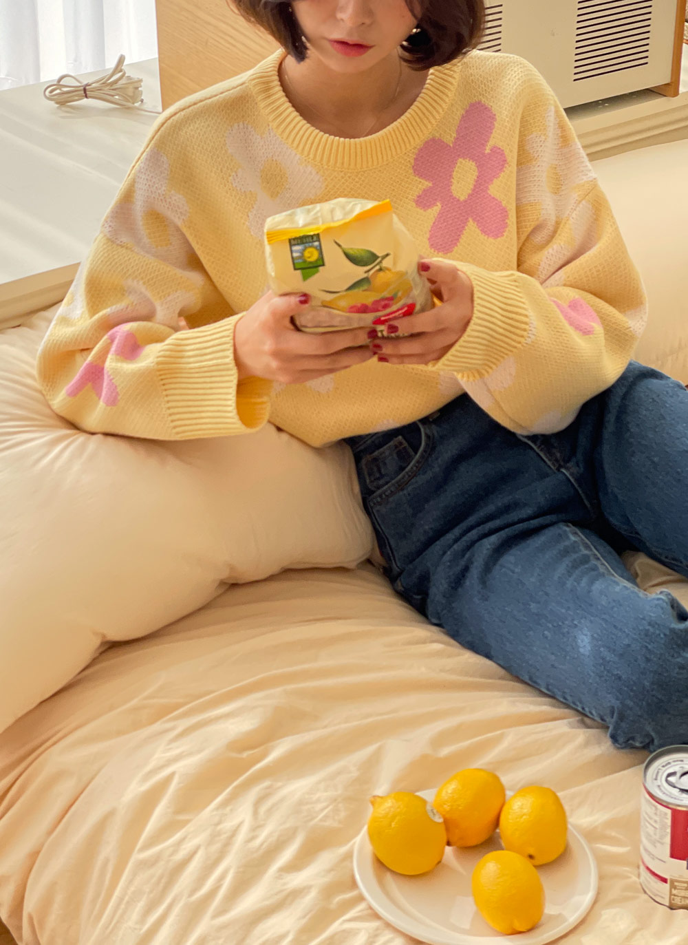 フラワーパターンニット・全5色 | DHOLIC | 詳細画像11