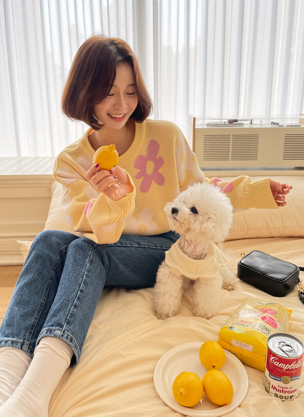 フラワーパターンニット・全5色 | DHOLIC | 詳細画像12