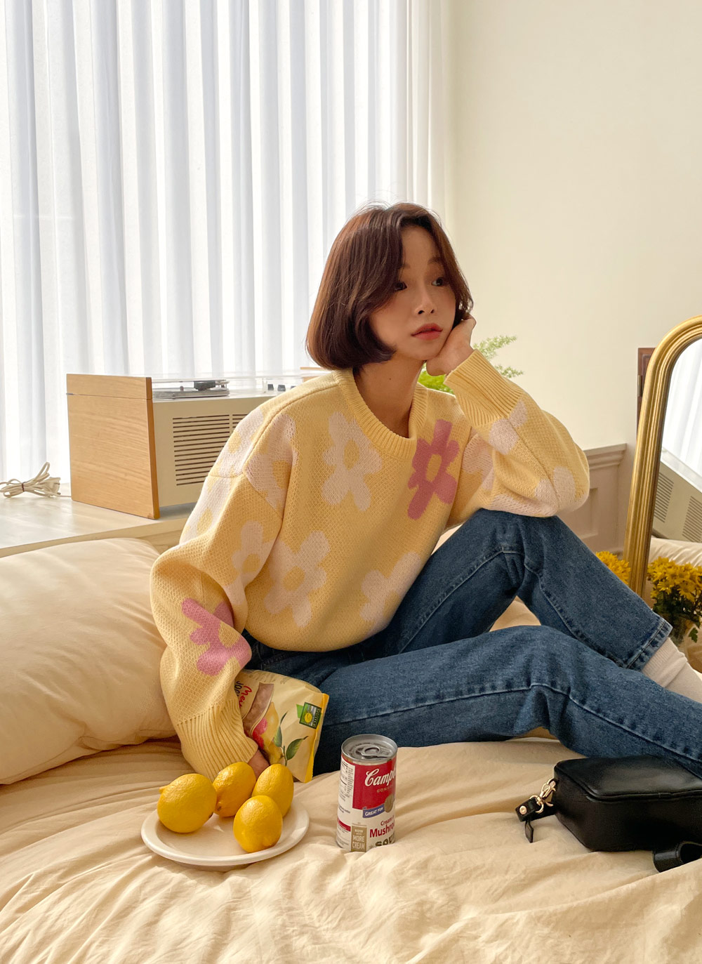 フラワーパターンニット・全5色 | DHOLIC | 詳細画像13