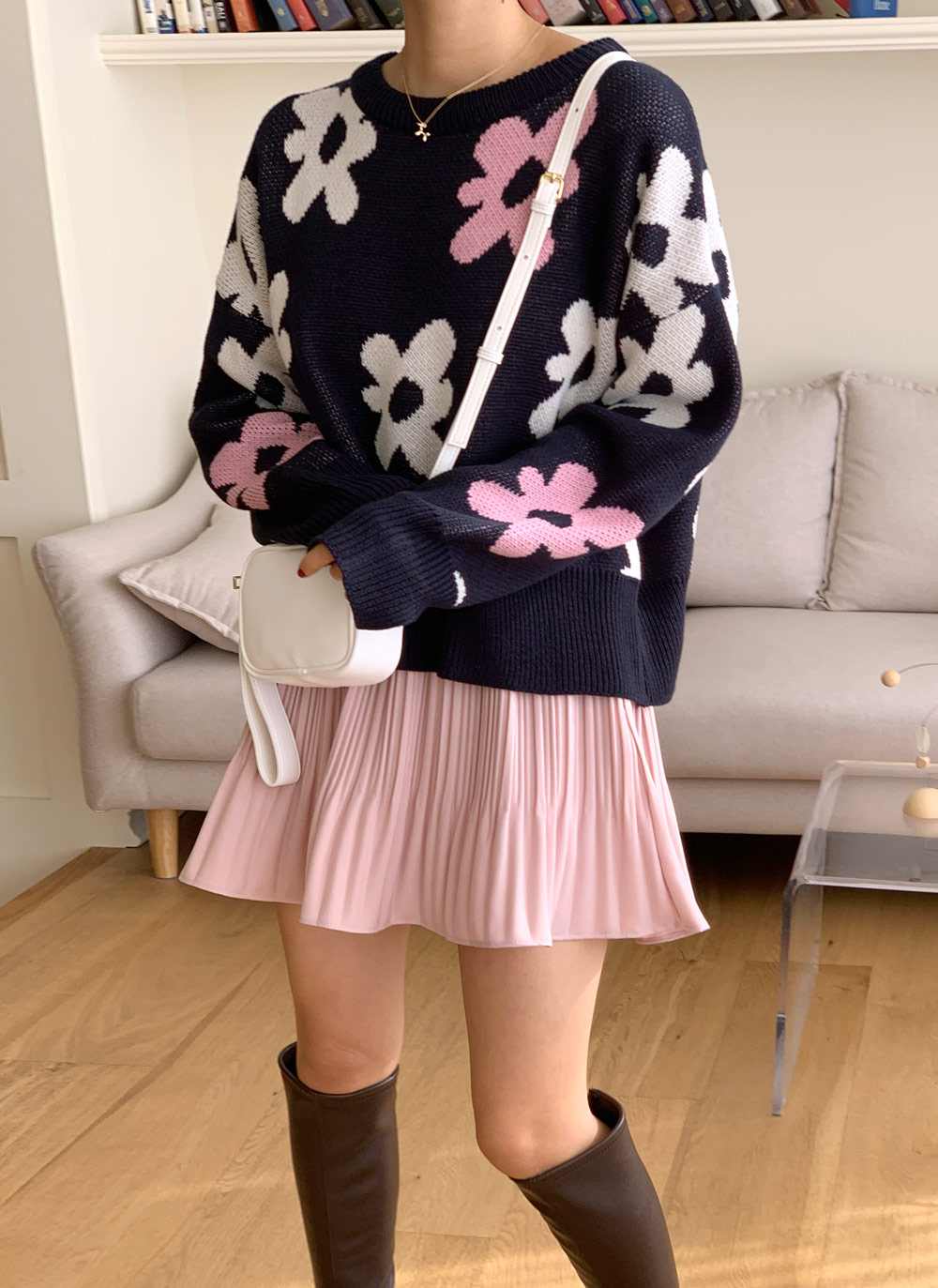 フラワーパターンニット・全5色 | DHOLIC | 詳細画像19