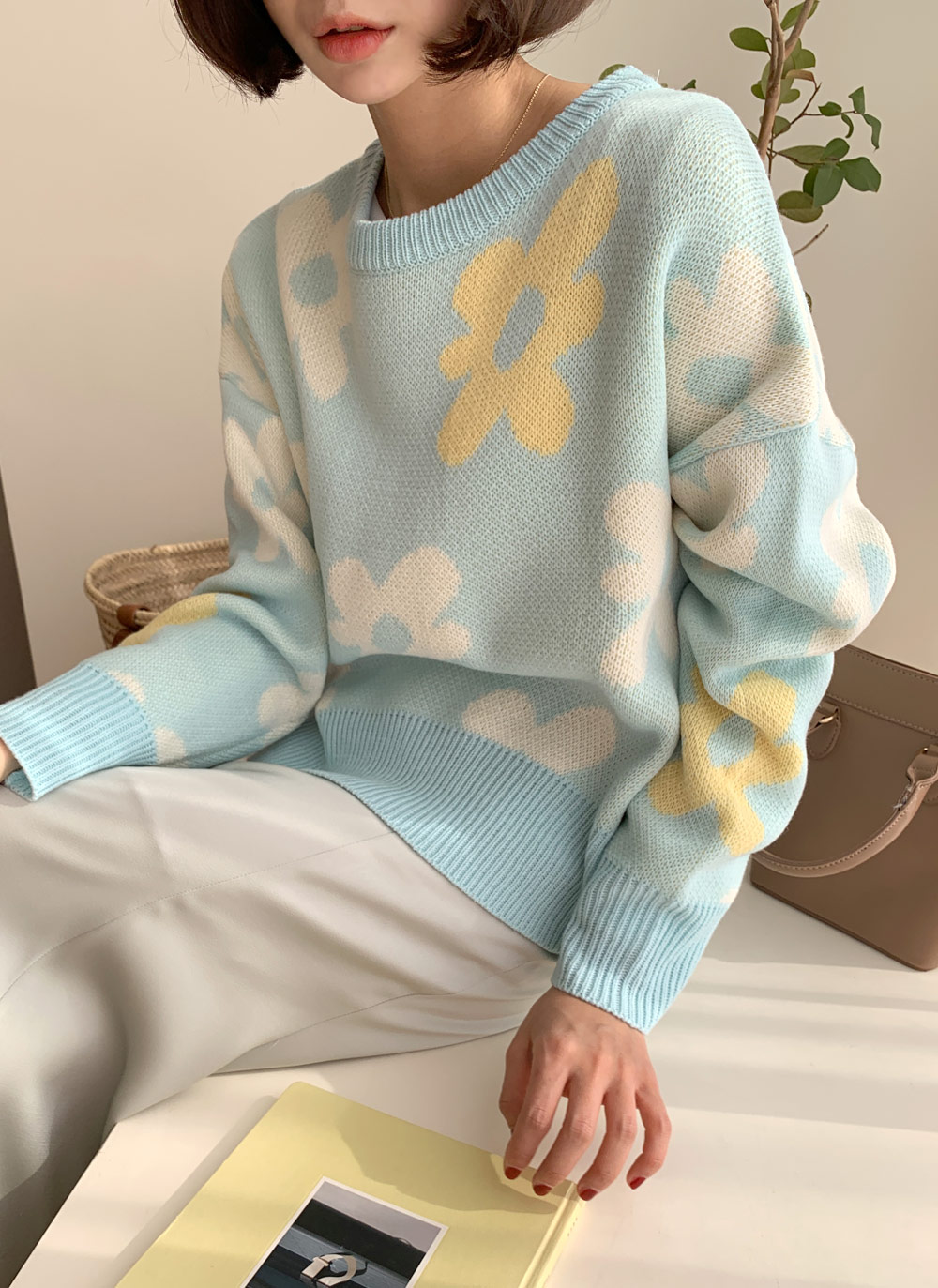 フラワーパターンニット・全5色 | DHOLIC | 詳細画像22