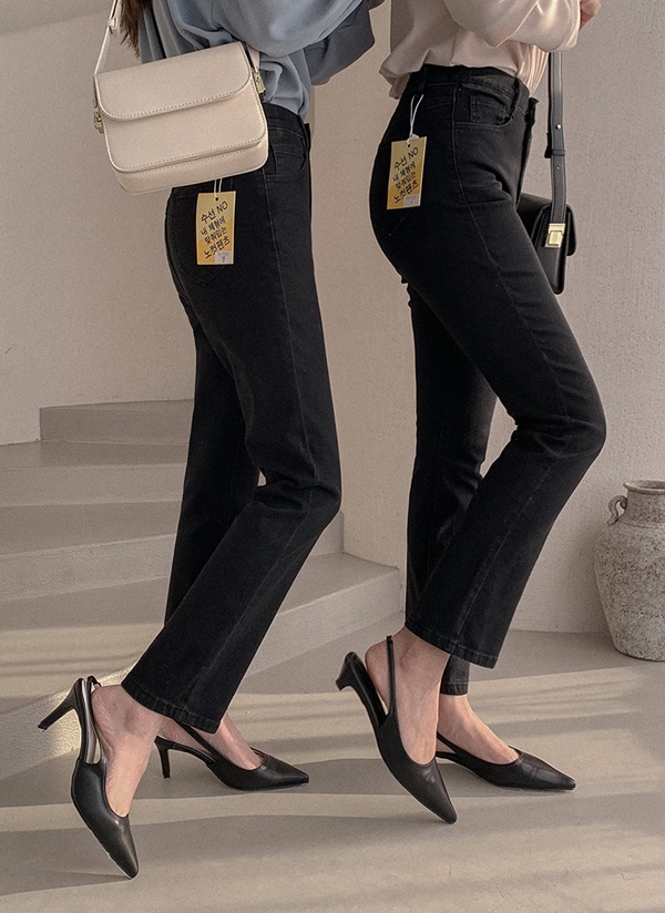 3typeウエストゴムブラックデニムパンツ レディースファッション通販 Dholic 公式