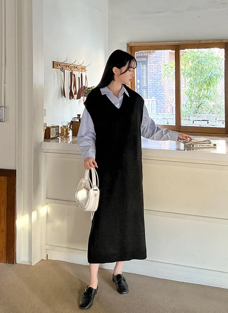 ニットベストワンピース | レディースファッション通販 - DHOLIC 