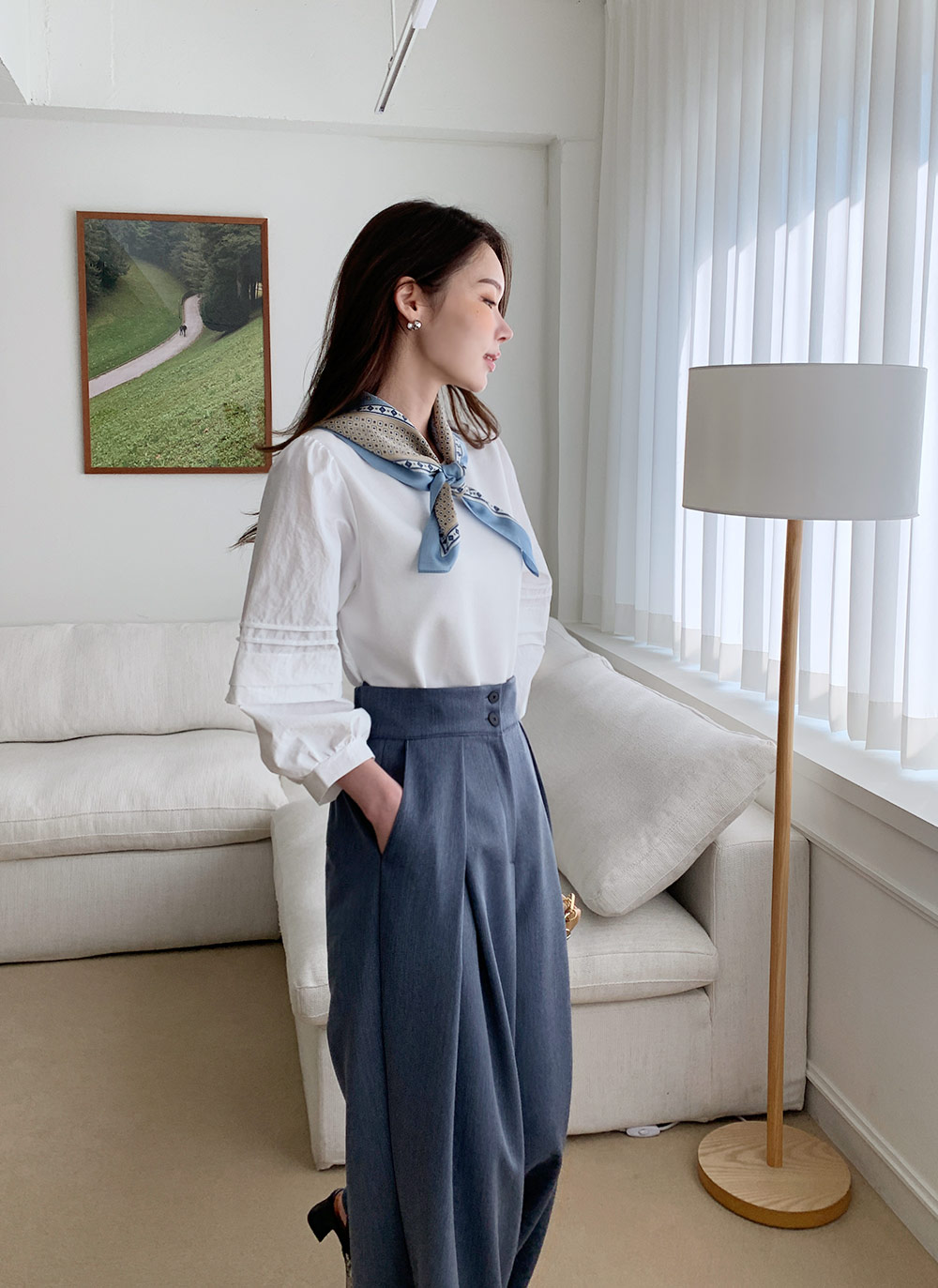 コントラストタックスリーブTシャツ・全3色 | DHOLIC | 詳細画像13