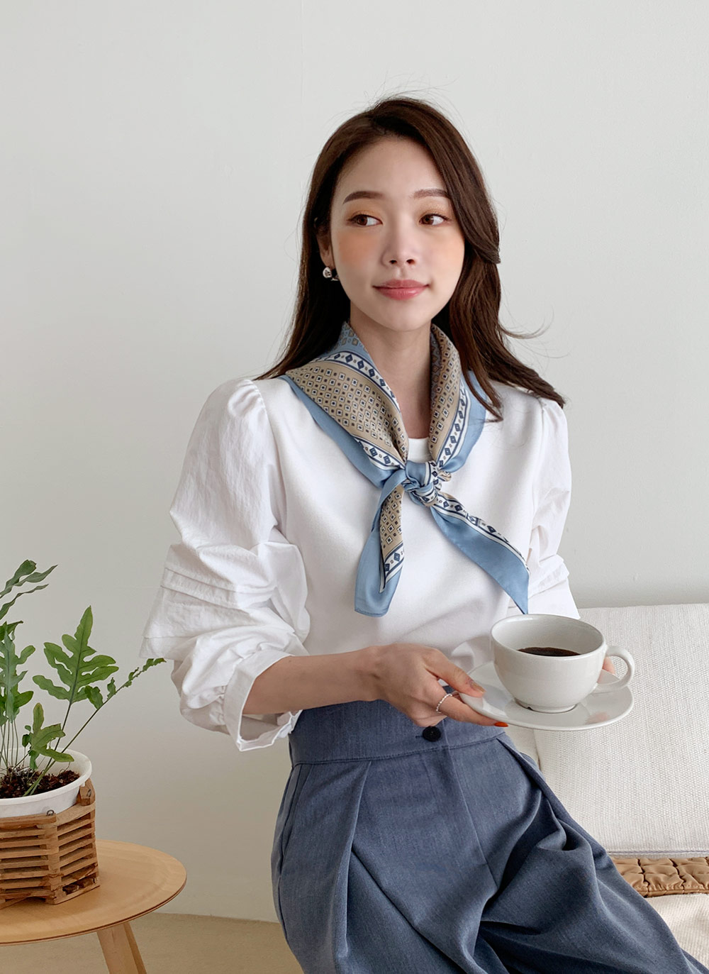 コントラストタックスリーブTシャツ・全3色 | DHOLIC | 詳細画像15